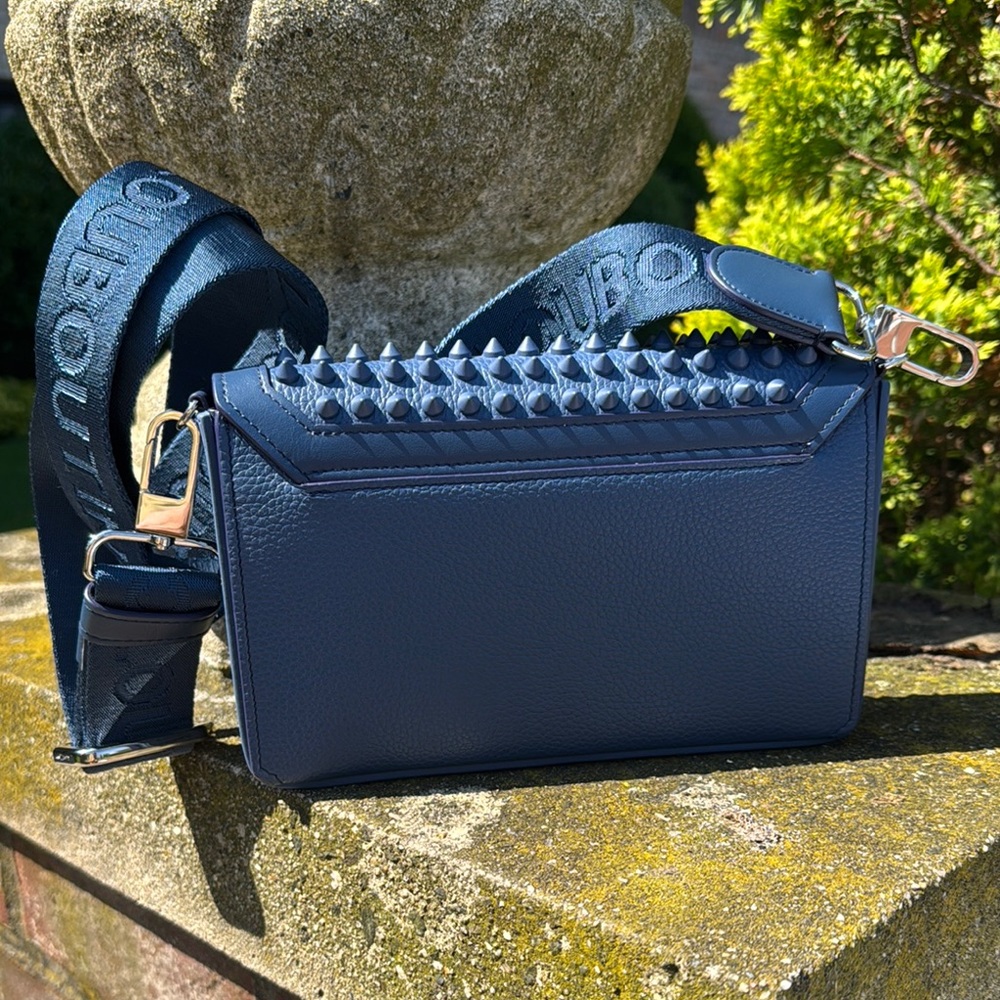 NWOT’s  Christian Louboutin Explorafunk Chain Wallet  Studded Crossbody Bag - Picture 4 of 7